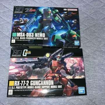 HG 건캐논(리바이브)+네모 세트