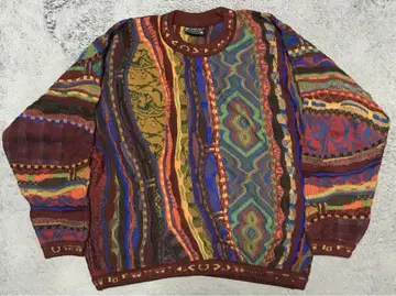 coogi 멀티 컬러 3D 니트