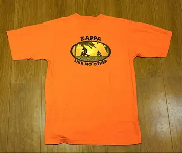 KAPPA 오렌지 T셔츠 LIKE NO OTHER