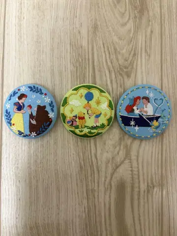 디즈니 자수 캔 배치 3개 세트