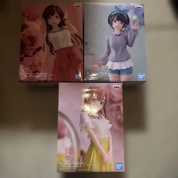 BANDAI 피규어 세트 3체 세트