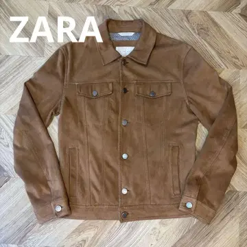 [ 새상품급 ] ZARA 스웨이드 자켓 브라운