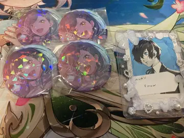 프로세카 시라이시 안 홀로그램 캔뱃지 세트
