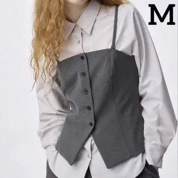 GU 프론트 버튼 뷔스티에 M