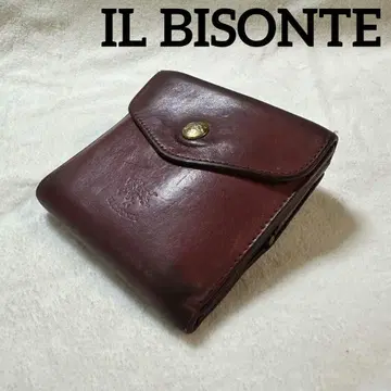 IL BISONTE (일 비손테) 가마구치 지갑 접이식 지갑