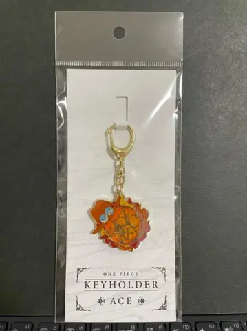 [원피스] 심볼 모티브 키링 에이스 미사용 무기와라 스토어