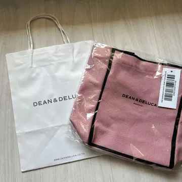 DEAN & DELUCA 핑크 토트백