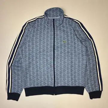 [ 즉완품 ] LACOSTE 모노그램 자카드 트랙 자켓