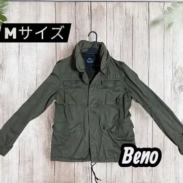 Beno 후드 부착 밀리터리 자켓 M 사이즈
