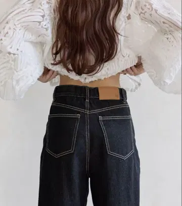 [Thevon] Yuna 기획 하이웨스트 데님 M 사이즈