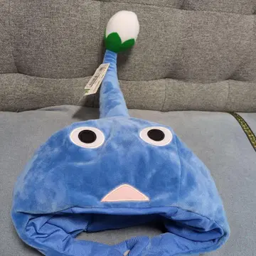 피크민 코스프레 모자 파랑 피크민