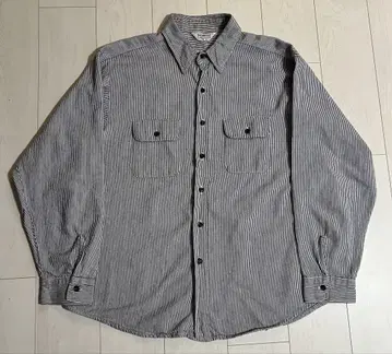 80s FIVE BROTHER 플란넬 셔츠 히코리 2XL