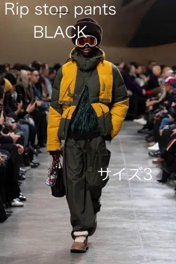 완판템 sacai 25aw Rip Stop pants 3 Black