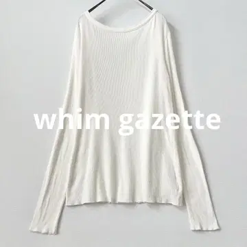 윔 가젯 whim gazette 백산 롱 티셔츠