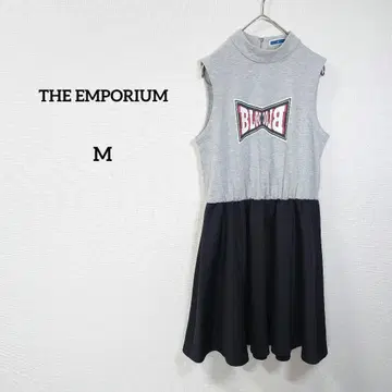 THE EMPORIUM 원피스 슬리브리스 M 월드 무릎 기장 면