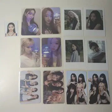 aespa 카리나 지젤 윈터 닝닝 트레이딩 카드 12장 묶음 판매