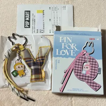 [ Y ] LABUBU PIN FOR LOVE 알파벳 펜던트