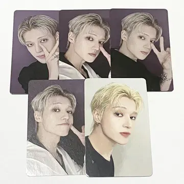 ATEEZ 월드 투어 굿즈 CD 특전 랜덤 포토카드 5종 우영