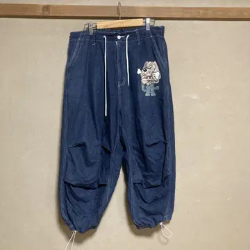 갈피 데님 이지 팬츠 M