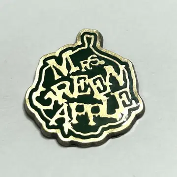 미세스 GREEN APPLE 핀 배지 미세스 핀 배지 레어