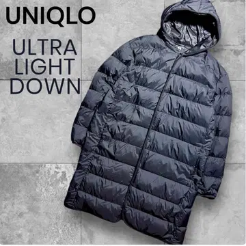 새상품급 UNIQLO 울트라 라이트 다운 후드 부착 다운 코트 자켓