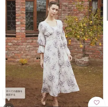 Maison de FLEUR 플라워 프린트 원피스