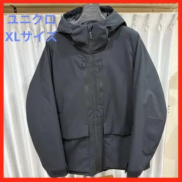 [새상품급] 유니클로 하이브리드 다운 파카 블랙 XL UNIQLO