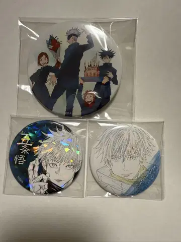 주술회전 고죠 사토루 캔뱃지