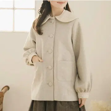 amr. 레이스 벌룬 슬리브 싸개 자켓 코트