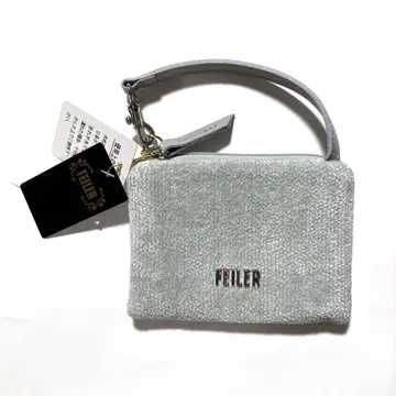 페이러 FEILER 유니컬러 사이드 파우치 그레이