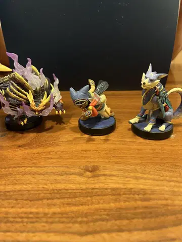 몬헌 라이즈 amiibo 3체 세트