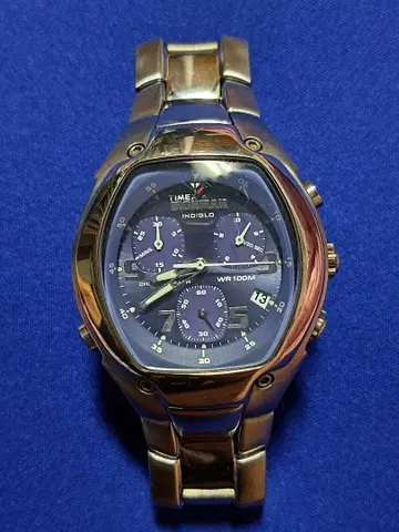 TIMEX 손목시계 INDIGLO 아이언맨 WR 100M 작동품