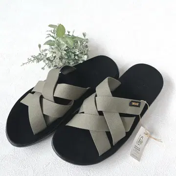 Teva 테바 보야 슬라이드 26cm 올리브 카키 VOYA SLIDE