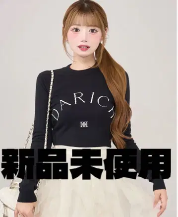 Darich 새상품 DARCH 로고 니트탑