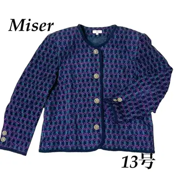 Miser 노카라 자켓 13호 퍼플