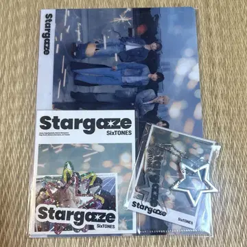 SixTONES 혜택 세트 stargaze 3종 세트