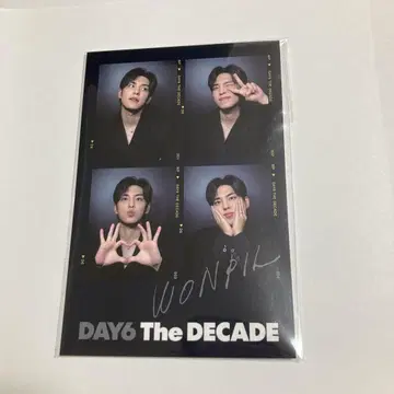 DAY6 원필 THE DECADE 4컷 사진