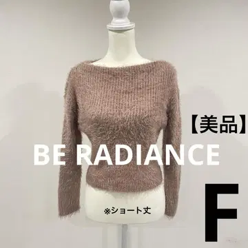 [ 새상품급 ] 비라디언스 숏 기장 더스티 핑크 샤기 니트 F 프리