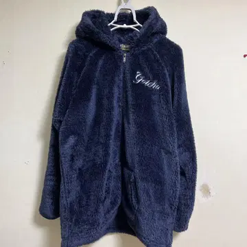 갓차 골프 보아 지퍼 후드티 네이비 XXL 자수