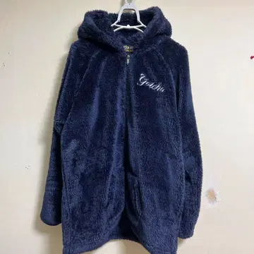 갓차 골프 보아 지퍼 후드티 네이비 XXL 자수
