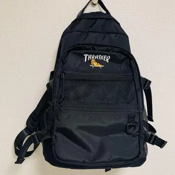 [ 새상품급 ] THRASHER x 가필드 블랙 럭색/백팩