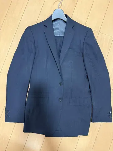 EDIFICE 수트 네이비 NAVY 일본제 총 안감 사이즈 42