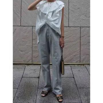 machatt 워시 데님 그레이 스트레이트 데님 팬츠 M 사이즈