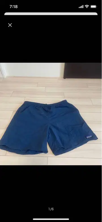 네이비 숏팬츠 백 포켓 부착