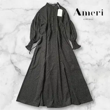 [ 새상품 ] Ameri KOMON PATTERN VOLUME DRESS