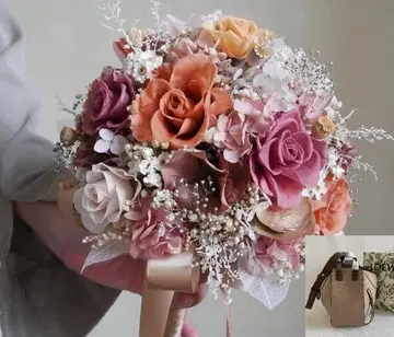 꽃무늬 숄더백