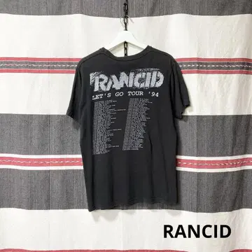 RANCID LET'S GO TOUR 94 투어 티셔츠 밴드 티셔츠