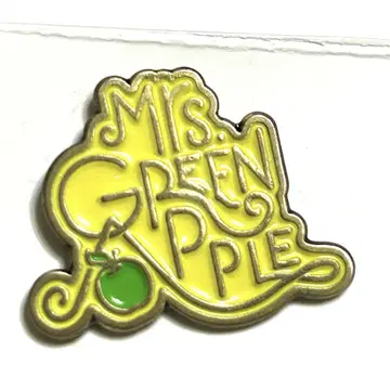 미세스 GREEN APPLE 핀 배지 미세스 핀 배지 레어