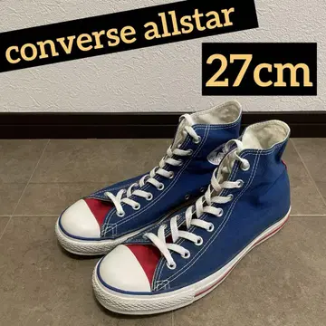 converse allstar Hi 27cm 블루 x 레드