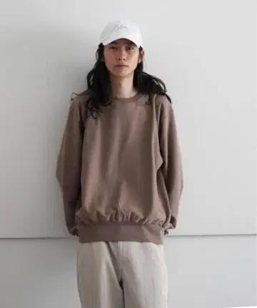 24AW AURALEE ELASTIC HIGH GAUGE SWEAT